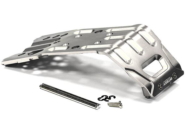 T6722SILVER Billet Machined T2 Skid Plate for Savage X 4.6 2011, Flux & Savage XL - Image 1