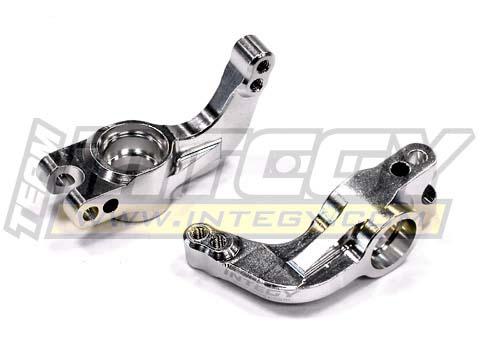 T6754SILVER Alloy Rear Hub Carriers for Nitro Rustler - Image 1