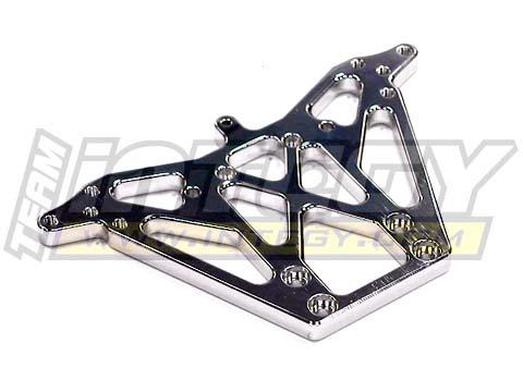 T6770SILVER Machined Rear Shock Tower for Traxxas 1/10 Nitro Rustler Stadium Truck 4138 - Image 1