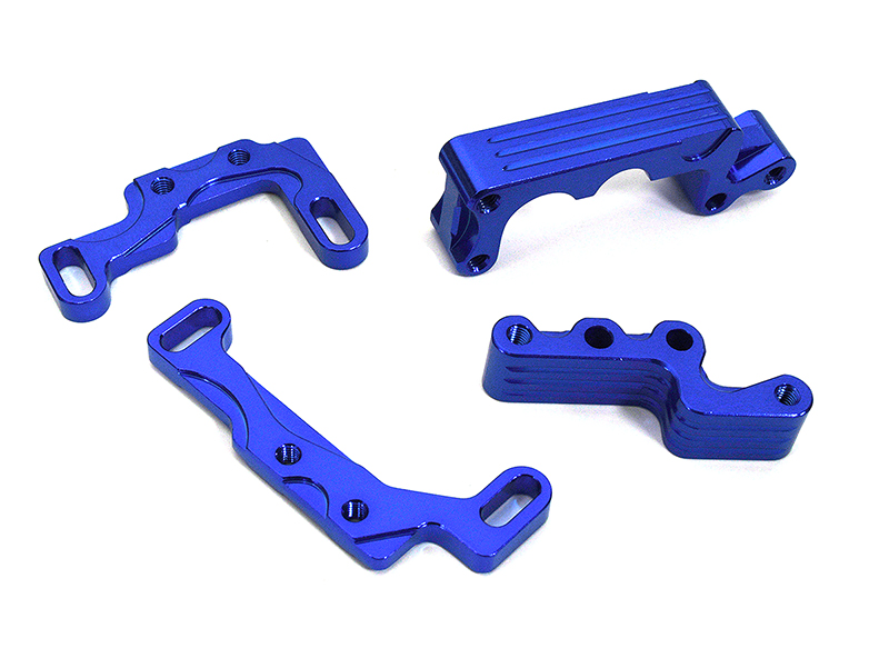 T6780BLUE Billet Machined Engine Mount for Traxxas 1/10 Nitro Stampede 2WD Truck 4160 - Image 1