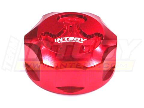 T6811RED Billet Machined Alloy Gas Tank Cap for HPI 1/5 Baja 5B Buggy - Image 1