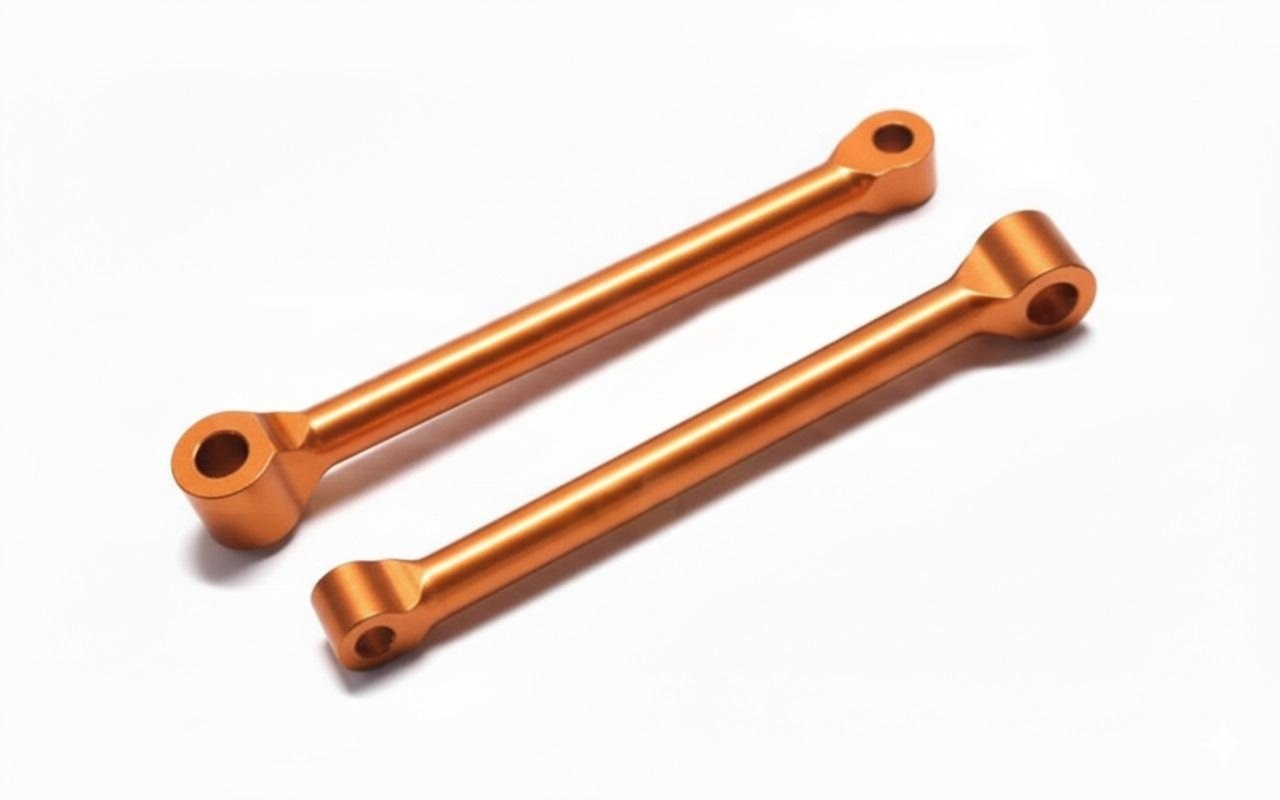 T6814ORANGE Billet Machined Rear Shock Tower Support for HPI 1/5 Baja 5B Buggy - Image 1