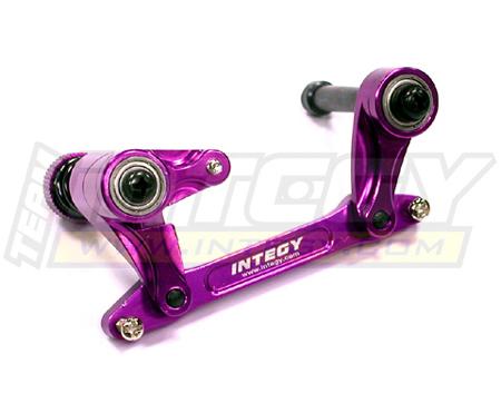 T6919PURPLE Type II Steering Bellcrank w/ Servo Saver for HPI Savage-X Monster Truck - Image 1