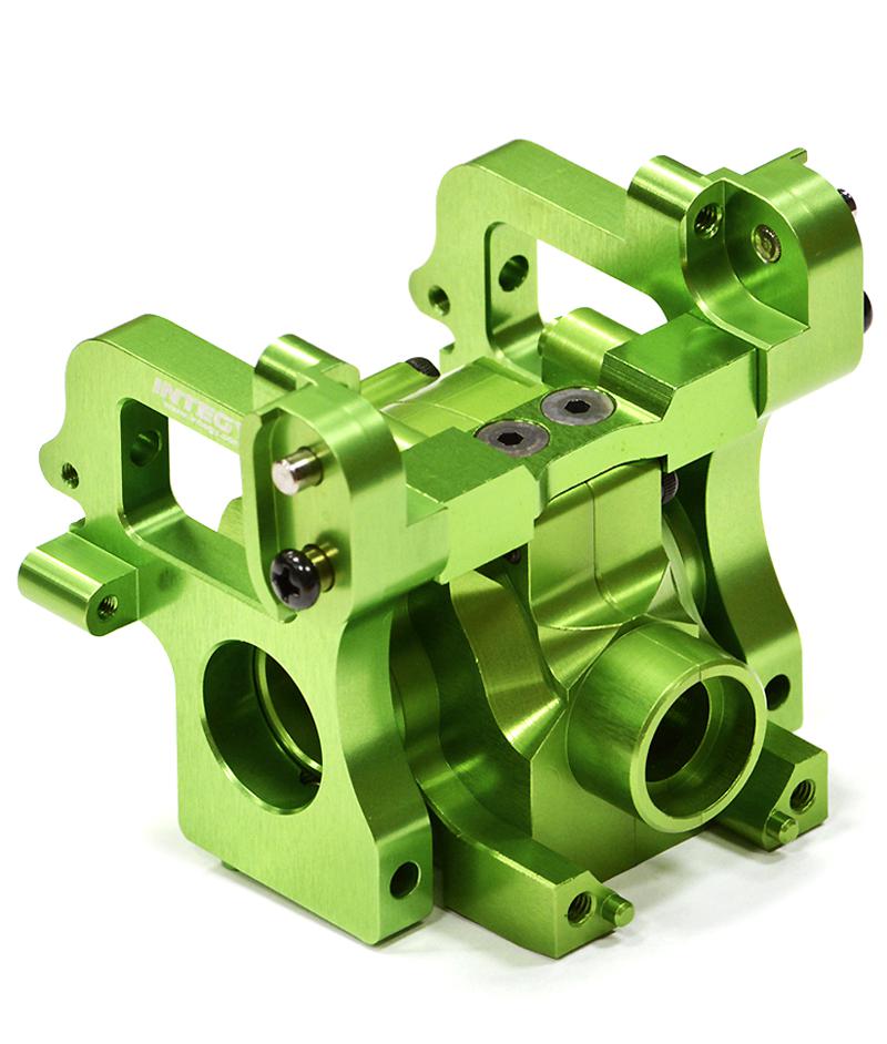T6923GREEN Billet Machined Gearbox Assembly for HPI 1/8 Savage XL & X 4.6 RTR Monster Truck - Image 1