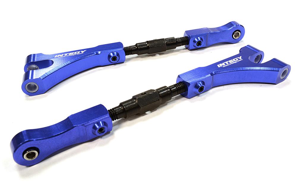 T6990BLUE Billet Machined Alloy Upper Arms for HPI 1/8 Savage XL, Flux & X 4.6 RTR Truck - Image 1