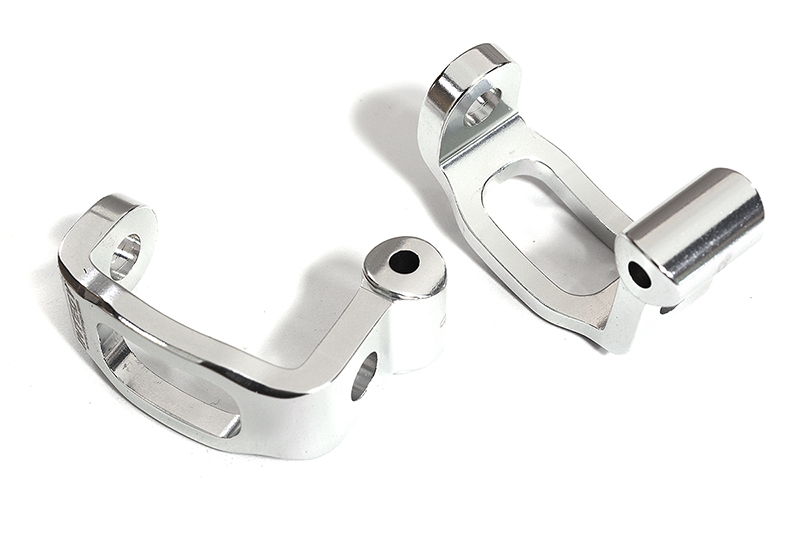 T7136SILVER Billet Machined HD Caster Blocks 0 Degree(2) for Associated 1/10 TC5 Touring Car - Image 1