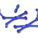 Billet Machined Rear Bumper Mount (2) for Associated 1/8 SC8 Short Course Truck