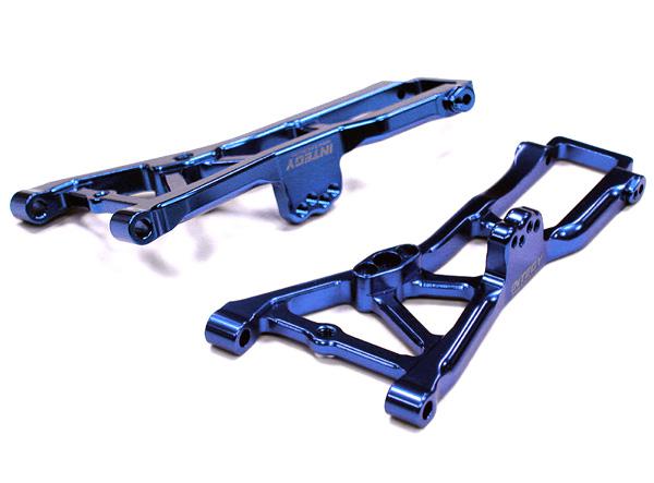 T7168BLUE Billet Machined Front Suspension Arms for Associated 1/8 SC8 Short Course Truck - Image 1