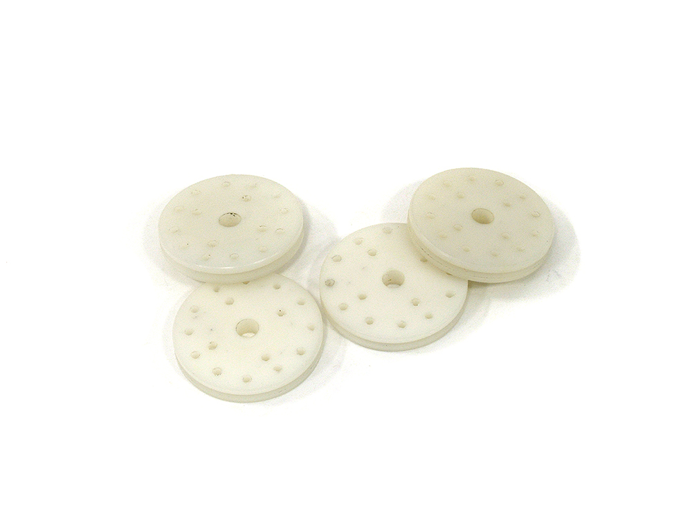 T7329 Replacement High Flow 16-Hole Piston (4) for Losi LST MSR6 Shock Set (T7300) - Image 1