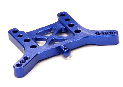 T7631BLUE Billet Machined Alloy Rear Shock Tower for Team Associated 1/18 RC18B Buggy - Image 1