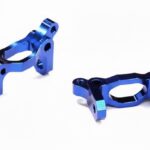 Billet Machined Alloy Caster Blocks for Associated 1/18 SC18 Short Course Truck