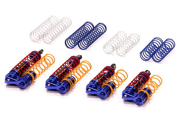 T7882BLUE XSR2 Piggyback Shock Set for Stampede 2WD & Rustler 2WD (L=86/103mm) 3760A 3762A - Image 1