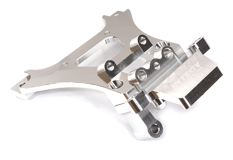 T7926SILVER Billet Machined Alloy Front Bulkhead Upgrade for Traxxas 1/10 Scale Jato 5530 - Image 1