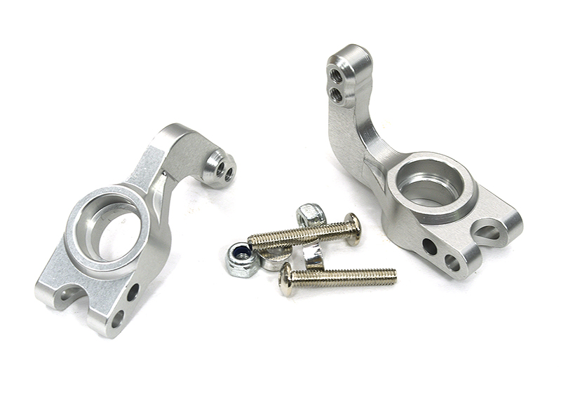 T7941SILVER 09 Alloy Rear Hub Carriers for Traxxas 1/10 Electric Slash 2WD 3752 - Image 1