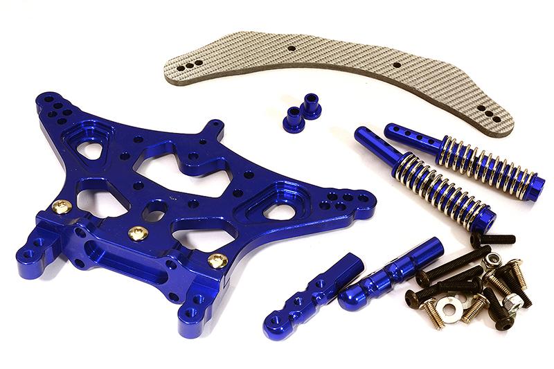 T7957BLUE Rear Shock Tower for Traxxas 1/10 Stampede 2WD XL5 & VXL 3638 - Image 1