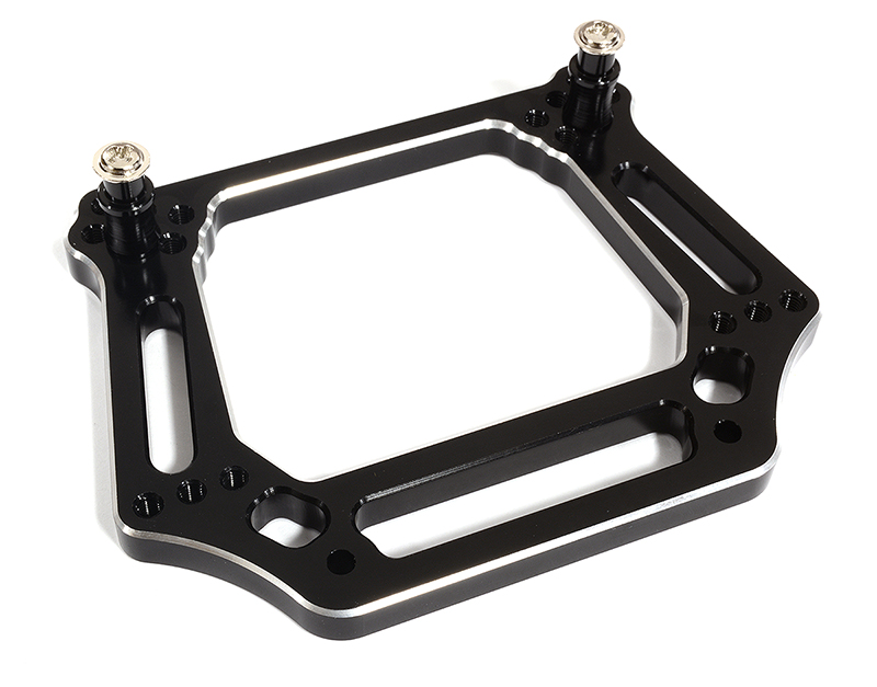 T7992BLACK Front Shock Tower II for 1/10 Electric Slash 2WD/Stampede 2WD XL5 - Black 3639 - Image 1