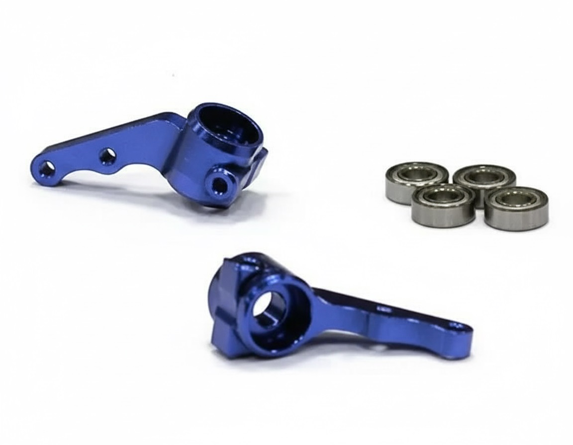 T7996BLUE Steering Blocks II for 1/10 Elec. Slash 2WD Stampede 2WD Rustler 2WD Band 3736 - Image 1