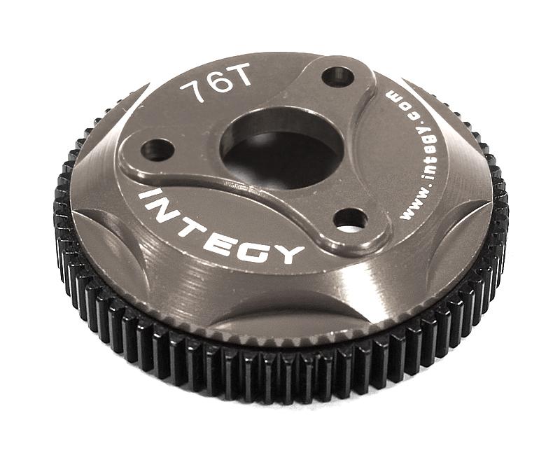 T8008GREY 76T Metal Spur Gear for Traxxas Stampede 2WD, Rustler 2WD & Slash 4676 - Image 1
