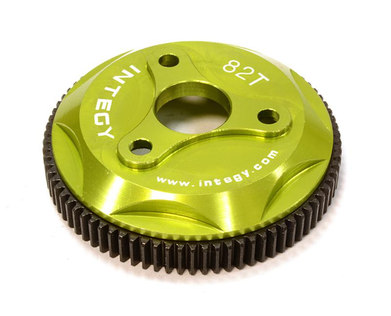 T8028GREEN 82T Metal Spur Gear for 1/10 Electric Stampede 2WD Rustler 2WD Slash 2WD 4683 - Image 1