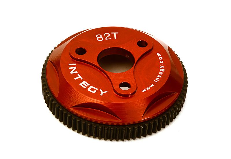 T8028RED 82T Metal Spur Gear for 1/10 Electric Stampede 2WD Rustler 2WD Slash 2WD 4683 - Image 1