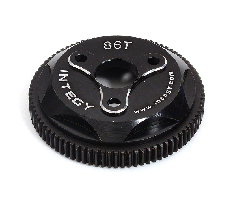 T8030BLACK 86T Metal Spur Gear for 1/10 Electric Stampede 2WD Rustler 2WD Slash 2WD 4686 - Image 1