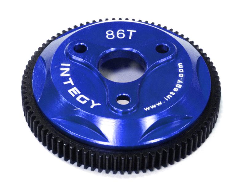 T8030BLUE 86T Metal Spur Gear for 1/10 Electric Stampede 2WD Rustler 2WD Slash 2WD 4686 - Image 1