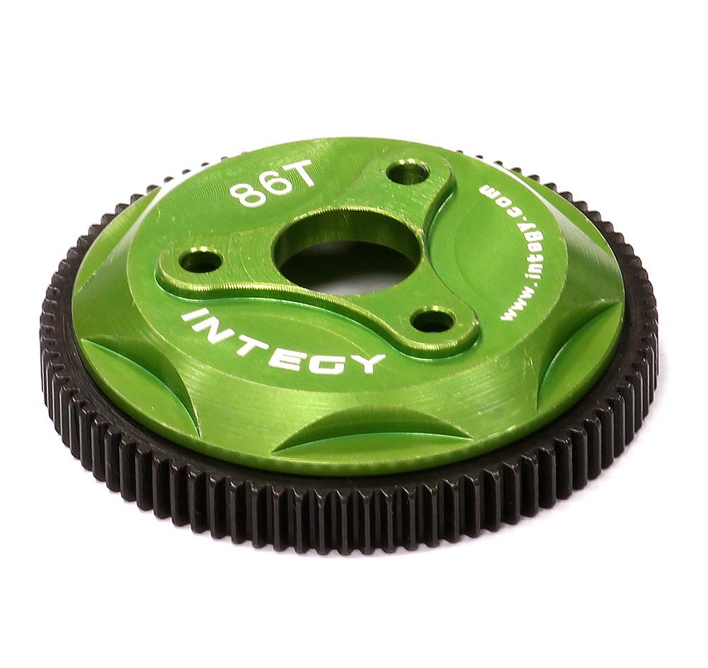 T8030GREEN 86T Metal Spur Gear for 1/10 Electric Stampede 2WD Rustler 2WD Slash 2WD 4686 - Image 1