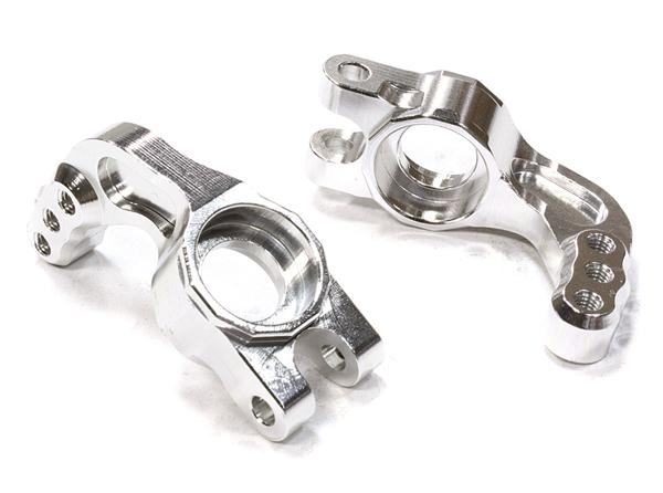 T8058SILVER V2 Rear Hub Carriers for Traxxas 1/10 Electric Rustler 2WD XL5 & Slash 2WD 3752 - Image 1