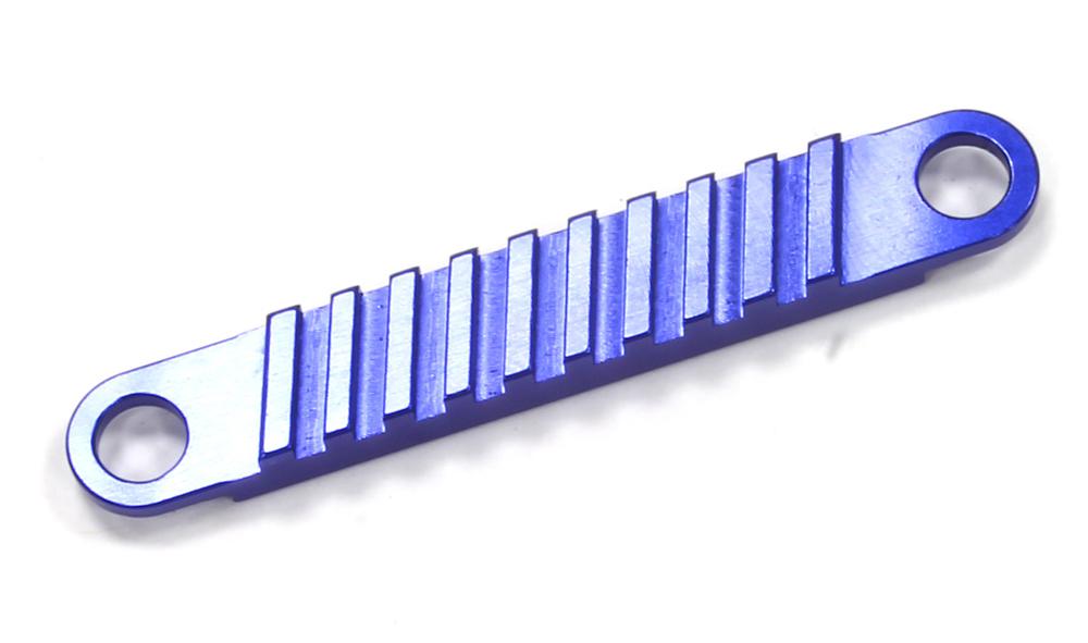 T8062BLUE Billet Machined Battery Cover Plate for Traxxas 1/10 Rustler 2WD 3727 - Image 1