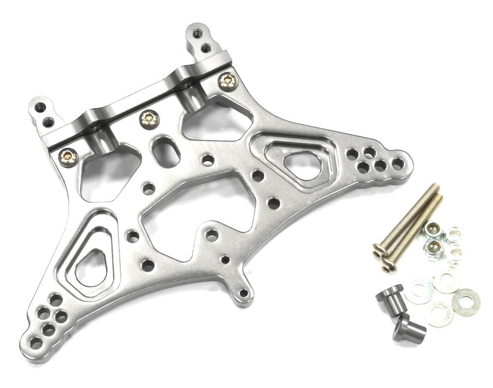 T8083SILVER 09 Alloy Rear Shock Tower for Rustler 2WD (XL5, VXL) 3638 - Image 1