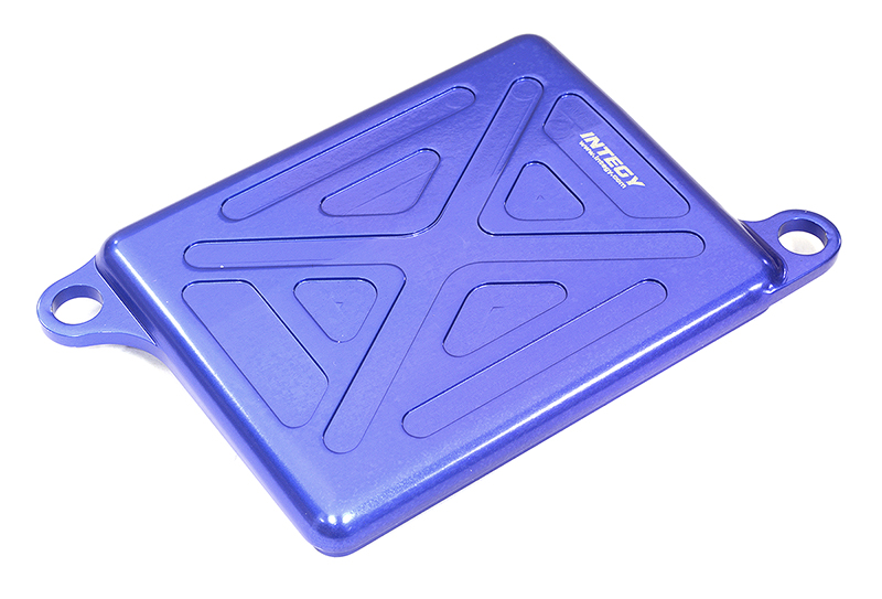 T8163BLUE Battery Box Cover Low Profile for Losi 8ight (LOSA0801 & LOSA0802) - Image 1