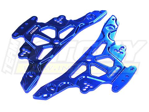 T8202BLUE Billet Machined Alloy Main Chassis Set for Losi 1/18 Mini-Rock Crawler - Image 1