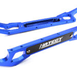 Billet Machined Chassis Side Rail (2) for Losi 1/18 Mini-LST Monster Truck