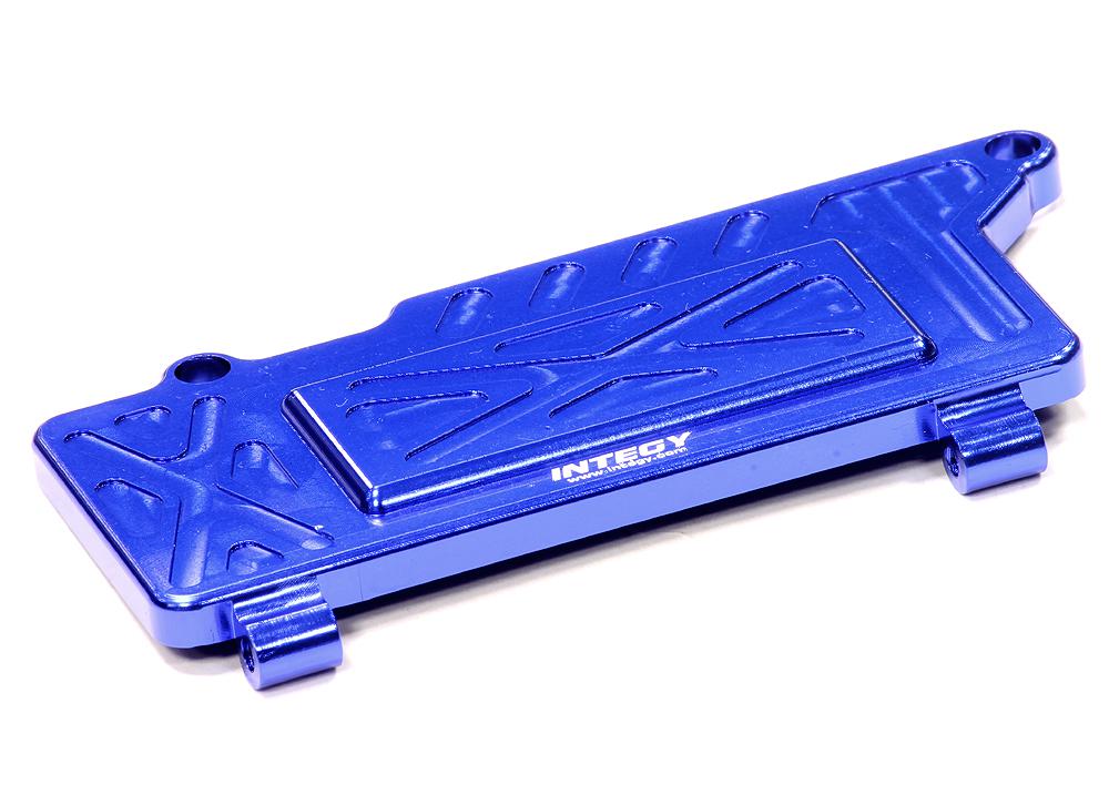 T8351BLUE Billet Machined Modified Radio Tray for Associated Mini MGT 3.0 Monster Truck - Image 1