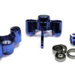 Billet Machined Rear Steering Blocks for Associated Mini MGT 3.0 Monster Truck