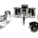 Billet Machined Rear Steering Blocks for Associated Mini MGT 3.0 Monster Truck