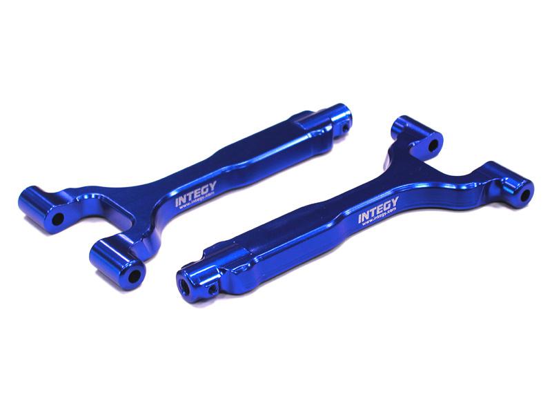 T8365BLUE Billet Machined Rear Upper Arm for Associated Mini MGT 3.0 Monster Truck - Image 1