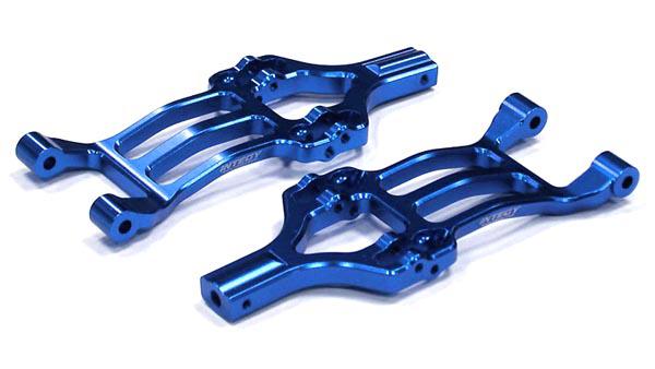 T8367BLUE Billet Machined Rear Lower Arm for Associated Mini MGT 3.0 Monster Truck - Image 1