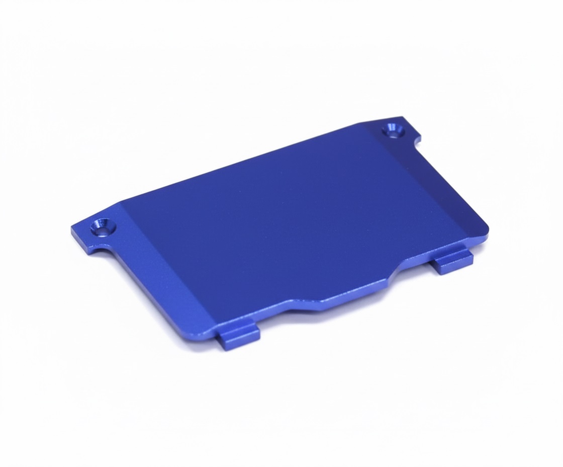 T8472BLUE Alloy Battery Cover for Losi 1/36 Micro-T & Micro Baja - Image 1