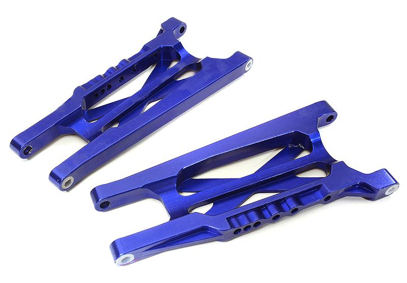 T8541BLUE Billet Machined Suspension Arms for Traxxas 1/10 Slash 4X4 (6808) 3655X - Image 1