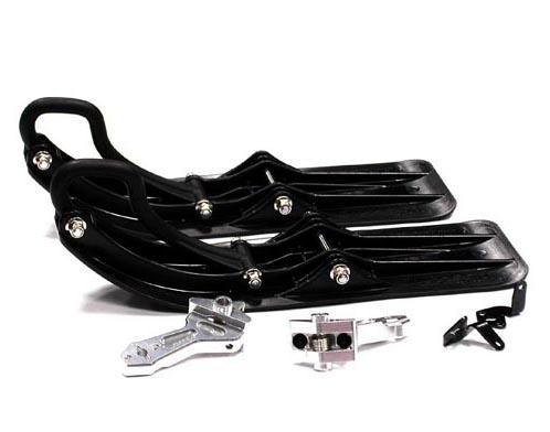 T8552SILVER Front Sled Ski Attachment Set for Slash 2WD, Stampede 2WD, Rustler 2WD & Bandit - Image 1
