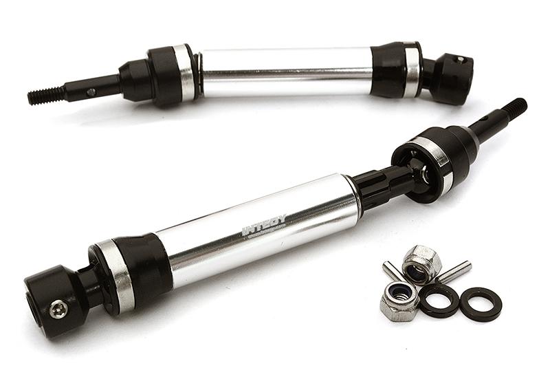 T8559SILVER XHD V2 Front Universal Drive Shafts for Traxxas 1/10 Slash & Stampede 4X4 6851X - Image 1
