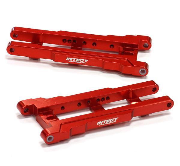 T8581RED Billet Machined Lower Suspension Arms for 1/10 Stampede 4X4 & Slash 4X4 3655X - Image 1