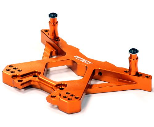 T8582ORANGE Billet Machined Rear Shock Tower for 1/10 Stampede 4X4 & Slash 4X4 6838 - Image 1