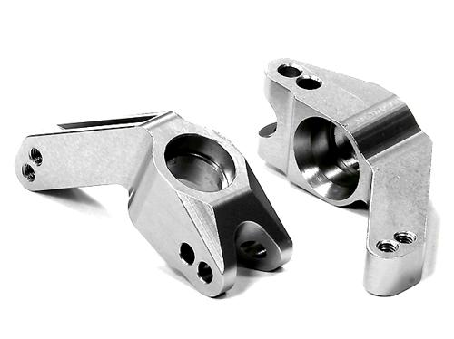 T8584SILVER Machined Rear Hub Carriers for 1/10 Stampede 4X4, Slash 4X4 & Rustler 4X4 1952 - Image 1