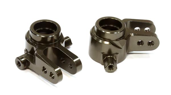 T8586GREY Machined Steering Knuckle(2) for 1/10 Stampede 4X4, Slash 4X4 & Rustler 4X4 6837 - Image 1
