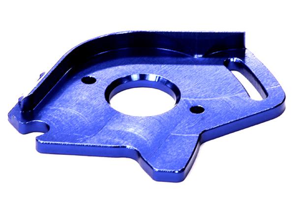T8587BLUE Billet Machined Motor Plate for 1/10 Stampede 4X4 & Slash 4X4 (non-LCG) 6890 - Image 1