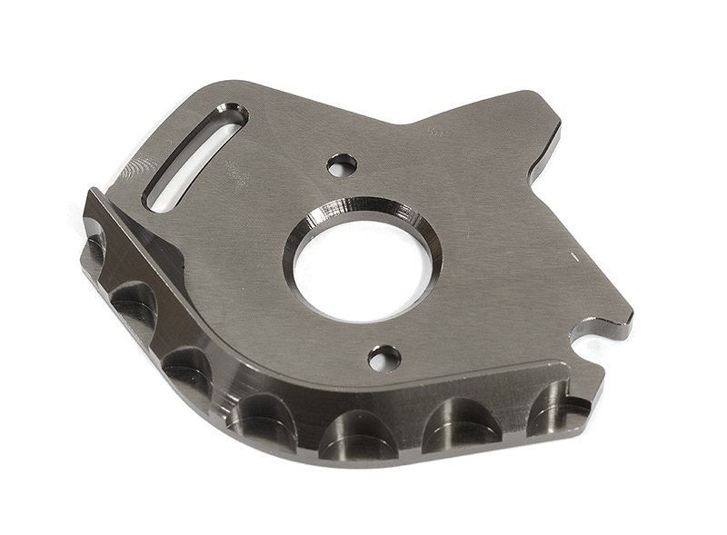 T8587GREY Billet Machined Motor Plate for 1/10 Stampede 4X4 & Slash 4X4 (non-LCG) 6890 - Image 1