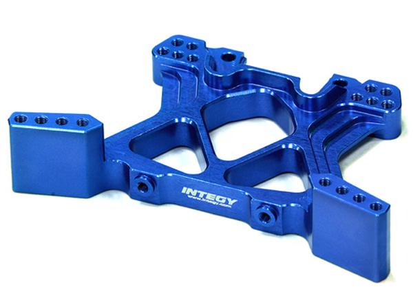 T8593BLUE Billet Machined T2 Rear Shock Tower for 1/10 Stampede 4X4 & Slash 4X4 6838 - Image 1