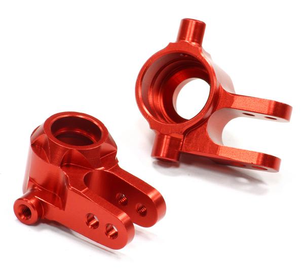 T8594RED Machined T2 Steering Blocks for 1/10 Stampede 4X4, Slash 4X4 & Rustler 4X4 6837 - Image 1